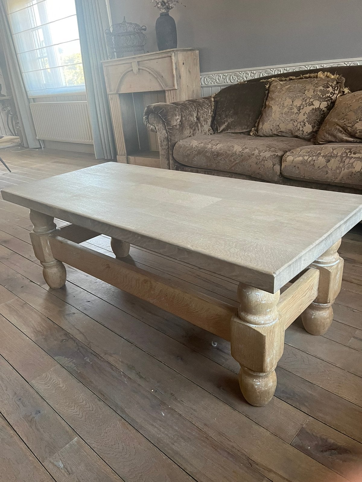 Eiken salontafel, Huis en Inrichting, Ophalen, Zo goed als nieuw