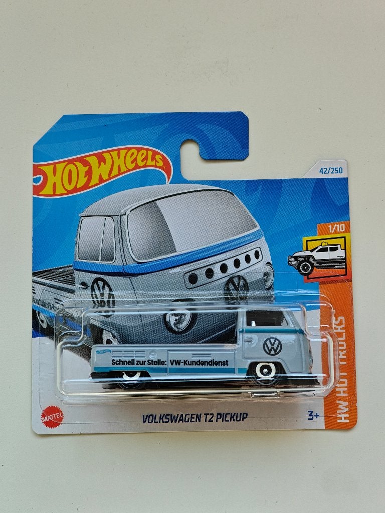 Hot Wheels Volkswagen T2 Pickup Grijs HW Hot Trucks, Hobby en Vrije tijd, Ophalen of Verzenden, Nieuw, Auto