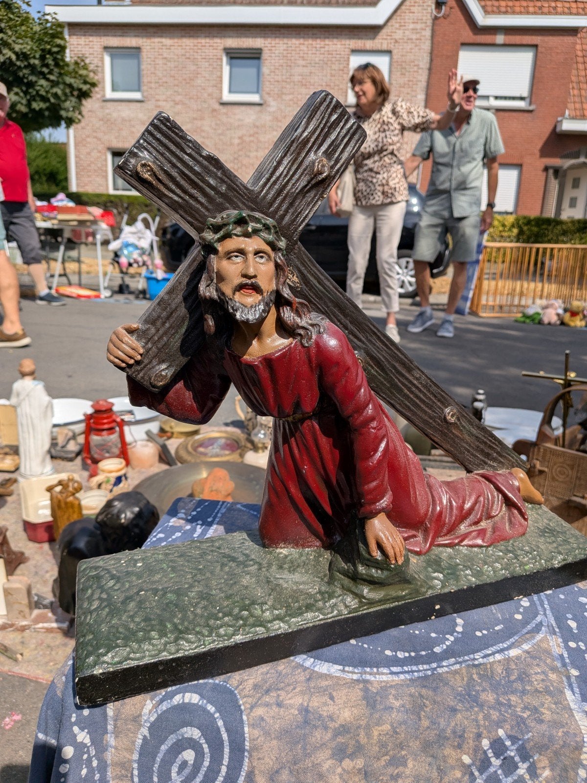 Christus met Kruis, Antiek en Kunst, Ophalen of Verzenden