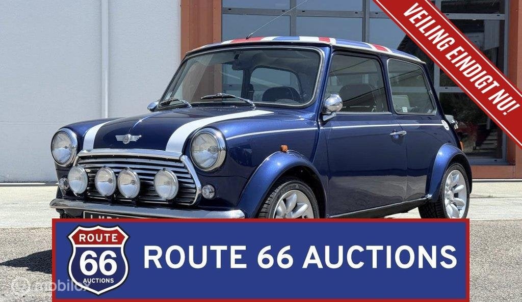 Mini Cooper 1.3 MPI | 1998 | Route 66 Auctions, Auto's, Oldtimers, Zwart, Bedrijf, Handgeschakeld, Overige carrosserie