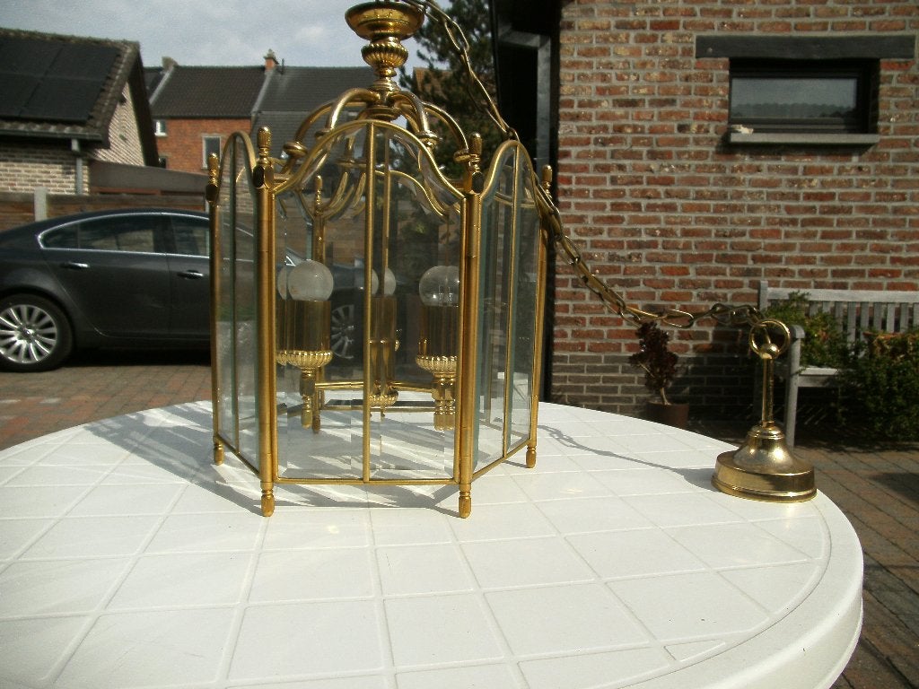 Hanglamp, Ophalen, Gebruikt, E27 (groot), Glas