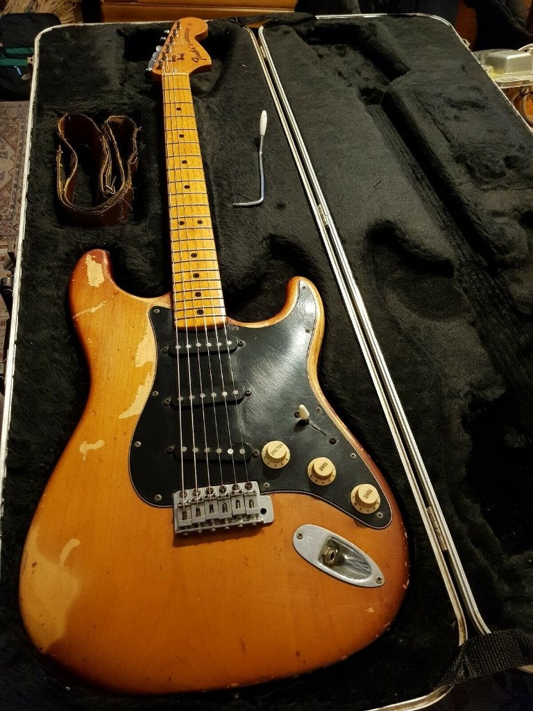Fender stratocaster 1972, Musique & Instruments, Enlèvement, Utilisé, Solid body, Fender