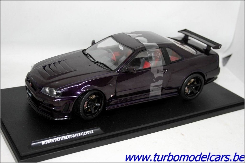 Nissan Skyline GT-R (R-34) Ztune 1/18 Solido, Ophalen of Verzenden, Nieuw, Auto, Solido