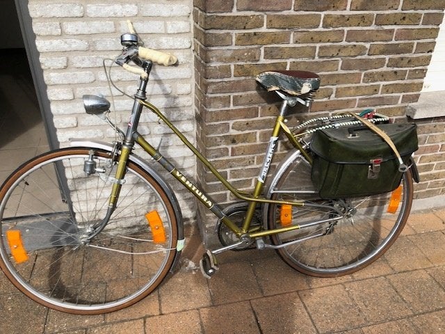 zeer stevige damesfiets, Fietsen en Brommers, Ophalen, Gebruikt, Velgrem, Versnellingen