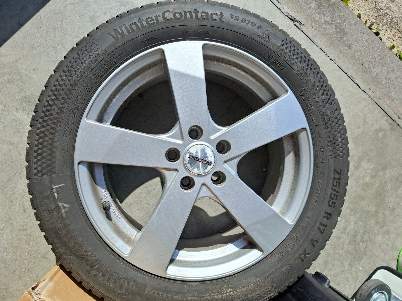 Alu Dezent velgen(zie omschrijving), Ophalen, Velg(en), 17 inch, Winterbanden