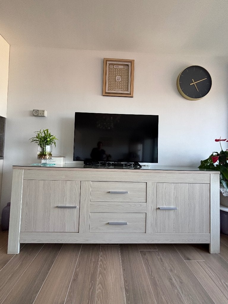 Dressoir, Huis en Inrichting, Kasten | Dressoirs, Ophalen, Glas, Met deur(en), 50 tot 100 cm
