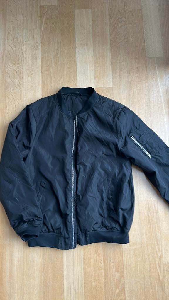 Zwart bomberjack maat L, Kleding | Heren, Ophalen