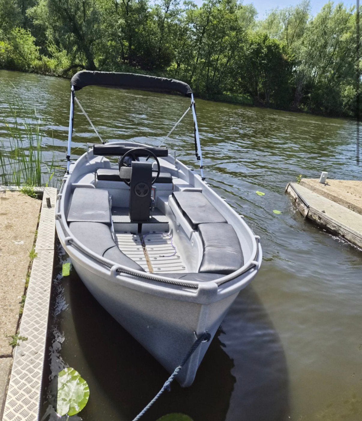 Whaly classic 450 8pk 4t compleet met trailer, Watersport en Boten, Sloepen, Ophalen, Zo goed als nieuw, Trailer