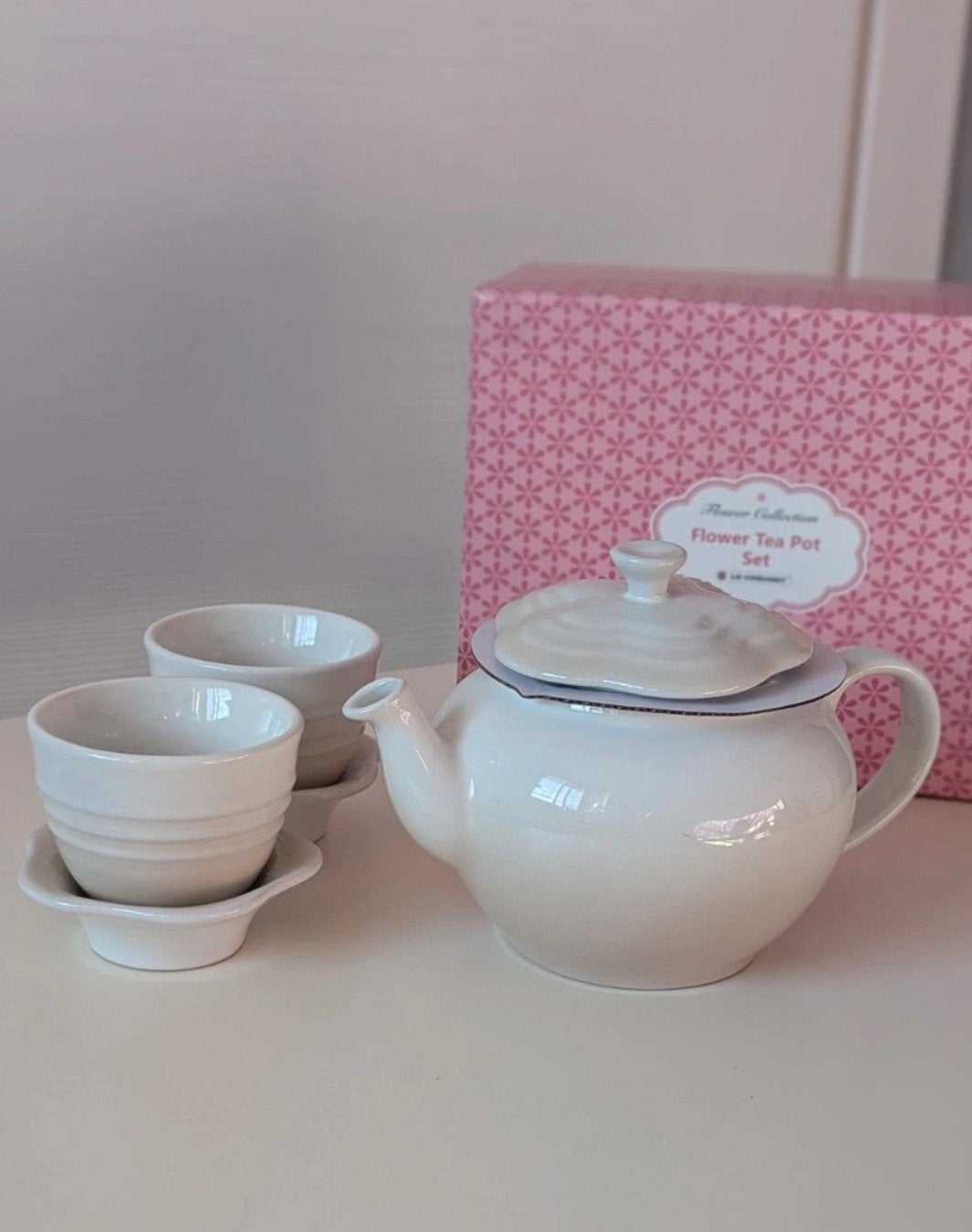 Le Creuset set tea pot meringue, Enlèvement