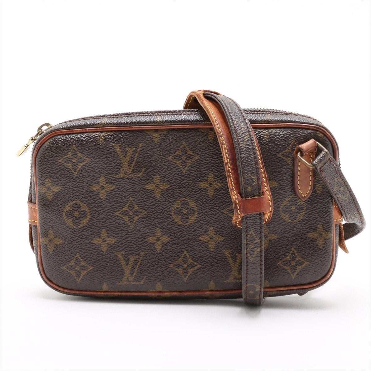 Sac à bandoulière Louis Vuitton Marly, Enlèvement ou Envoi, Utilisé, Brun, Sac à bandoulière