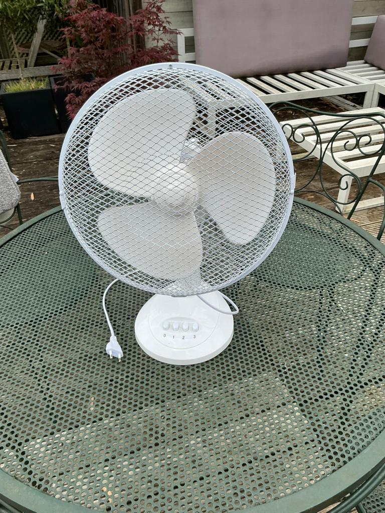 Ventilator, Ophalen, Kunststof, Zo goed als nieuw, Wit