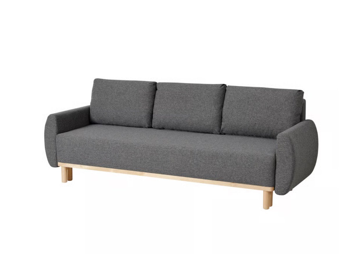 Canapé lit GRUNNARP ikea, Maison & Meubles, Chambre à coucher | Canapés-lits, 90 cm, Gris, Enlèvement, Utilisé