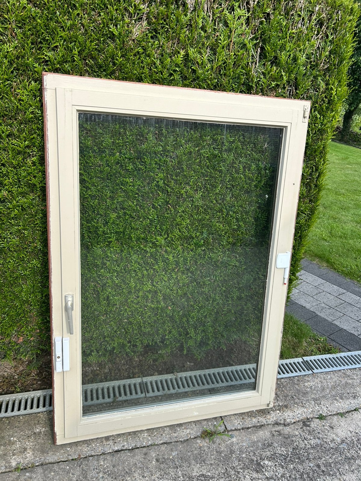 Metanti raam draai kiep, Gebruikt, Raamkozijn, Inclusief glas, 75 tot 150 cm