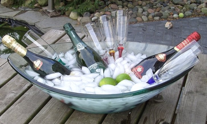 Champagnekoeler - Champagne Bowl - Wijnkoeler (nieuw)