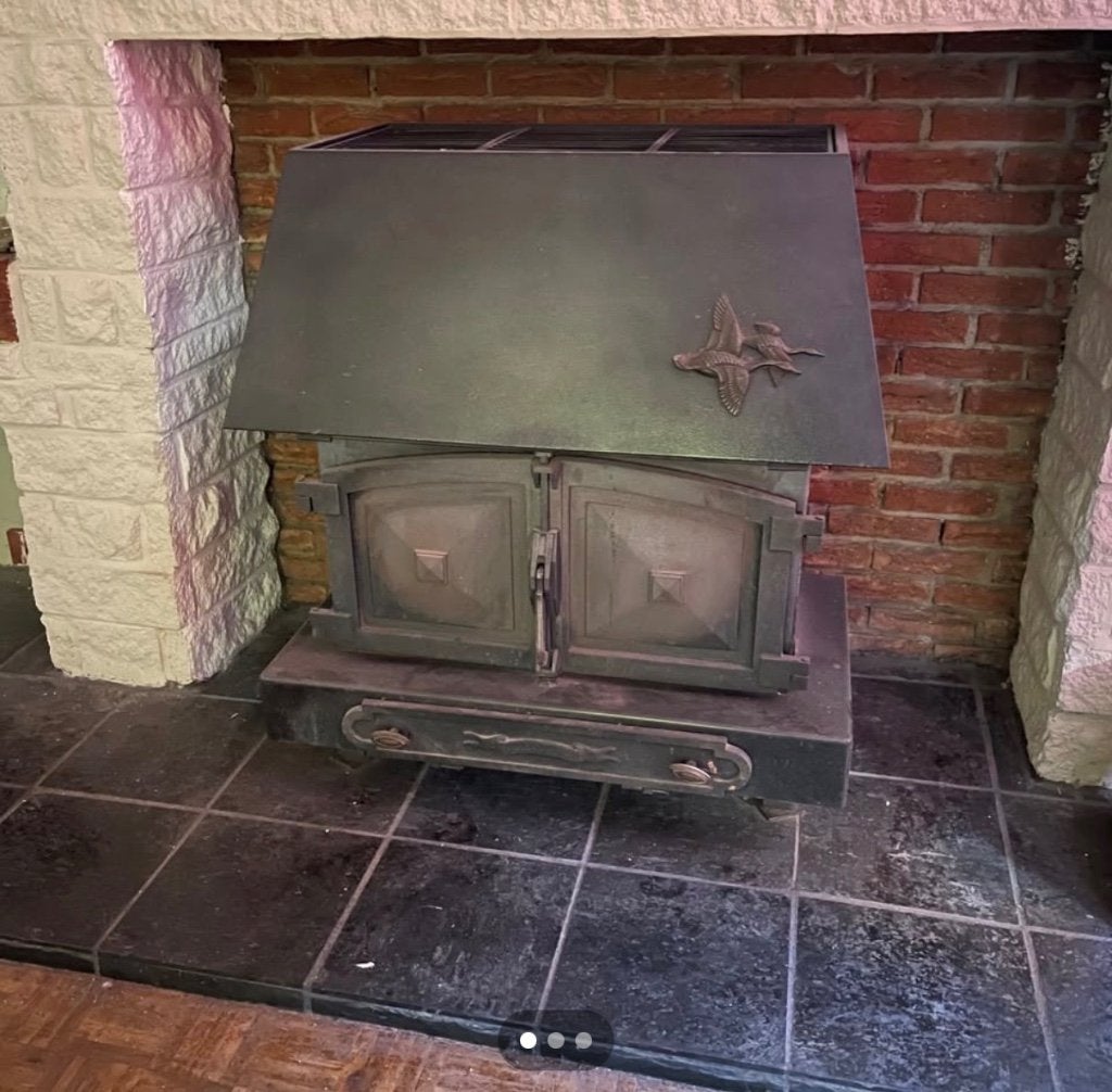 À VENDRE – FOYER À BOIS EN FONTE DEVILLE, Ophalen, Gebruikt, Kachel