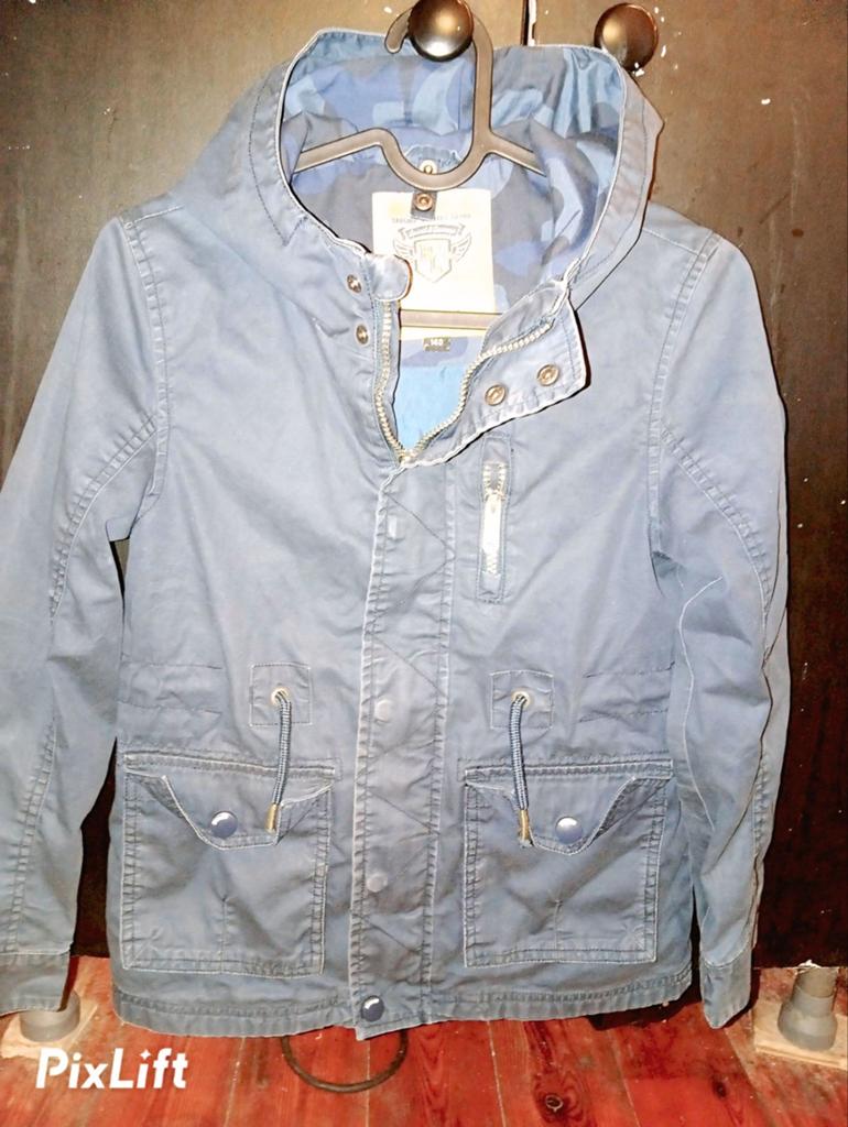 Veste / Parka garçon Palomino C&A taille 140 - Bleu pétrole, Enlèvement ou Envoi