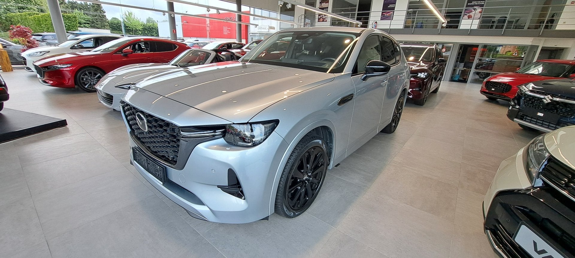 Mazda CX-60 PHEV i-ACTIV AWD 8AT Homura (automatique), Autos, Mazda, Cuir, Argent ou Gris, Achat, Euro 6