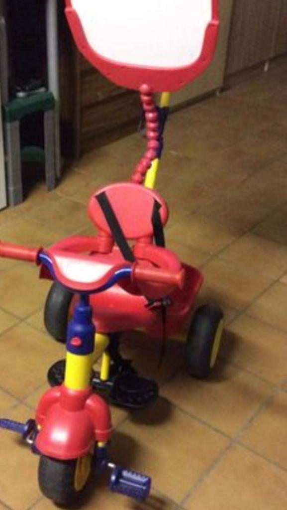 Driewieler 4 in 1, Vélos & Vélomoteurs, Vélos | Tricycles pour enfants, Comme neuf, Tige de poussée, Enlèvement