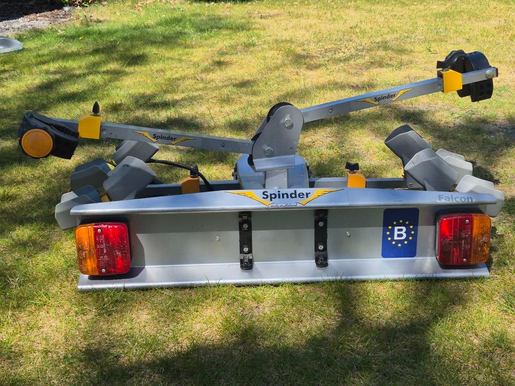 Spinder fietsdrager, Ophalen, 2 fietsen