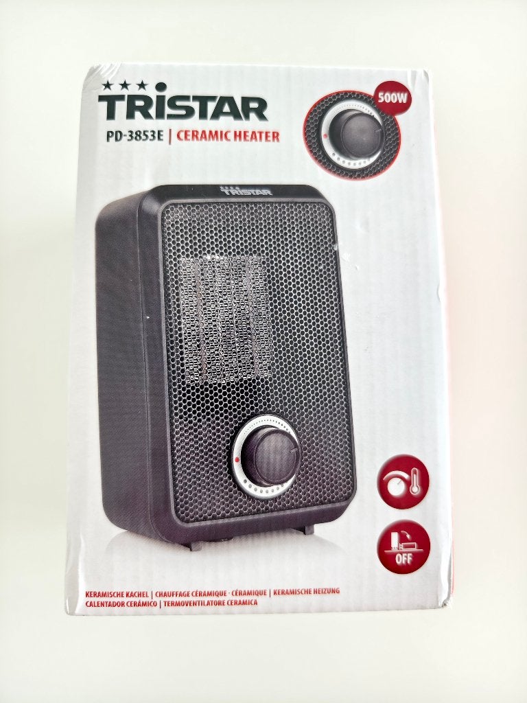 Tristar keramische kachel 500W (nieuw), Ophalen of Verzenden, Nieuw, Kachel