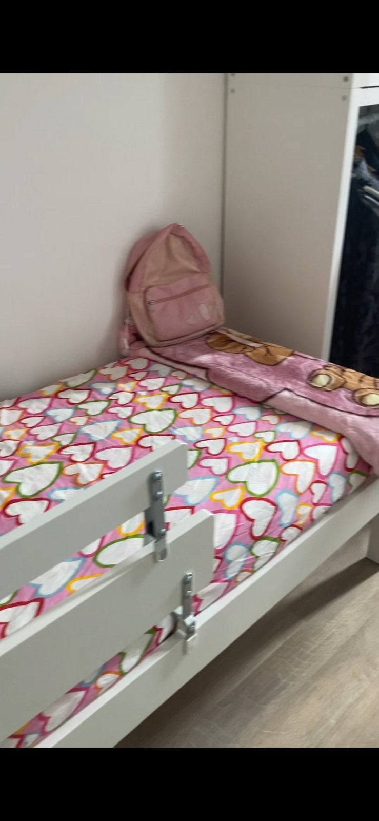 Lit avec son matelas, Enlèvement, Comme neuf, Matelas