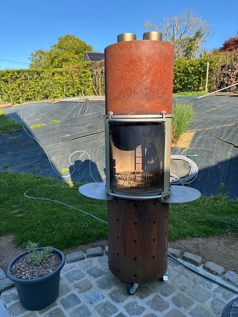 Barbecue en corten, Enlèvement, Utilisé