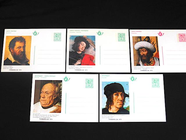 Themabelga'75 : sets de papeterie postale : Peintres belges, Enlèvement ou Envoi, Neuf