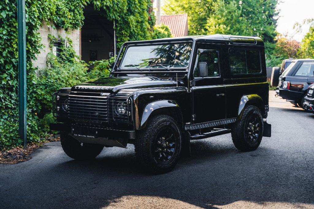 Land Rover Defender 90//NOIR//RESTO//4 OU 2 SIÈGES//, Cuir, Achat, Entreprise, Boîte manuelle
