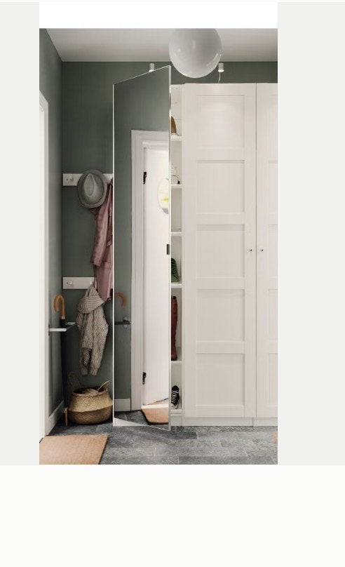 Porte battante Ikea Aheim 50x229cm pour Pax miroir, Moins de 25 cm, Miroir, Enlèvement, Autres matériaux