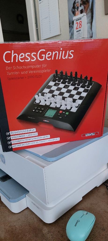 jeu d'échec électronique, 1 ou 2 joueurs, Enlèvement, Neuf