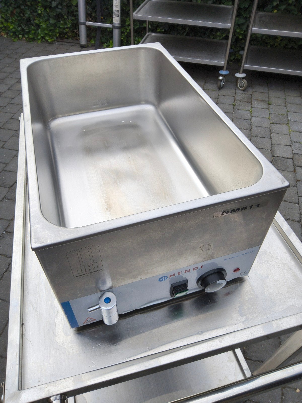 Bain-marie professionnel, Enlèvement
