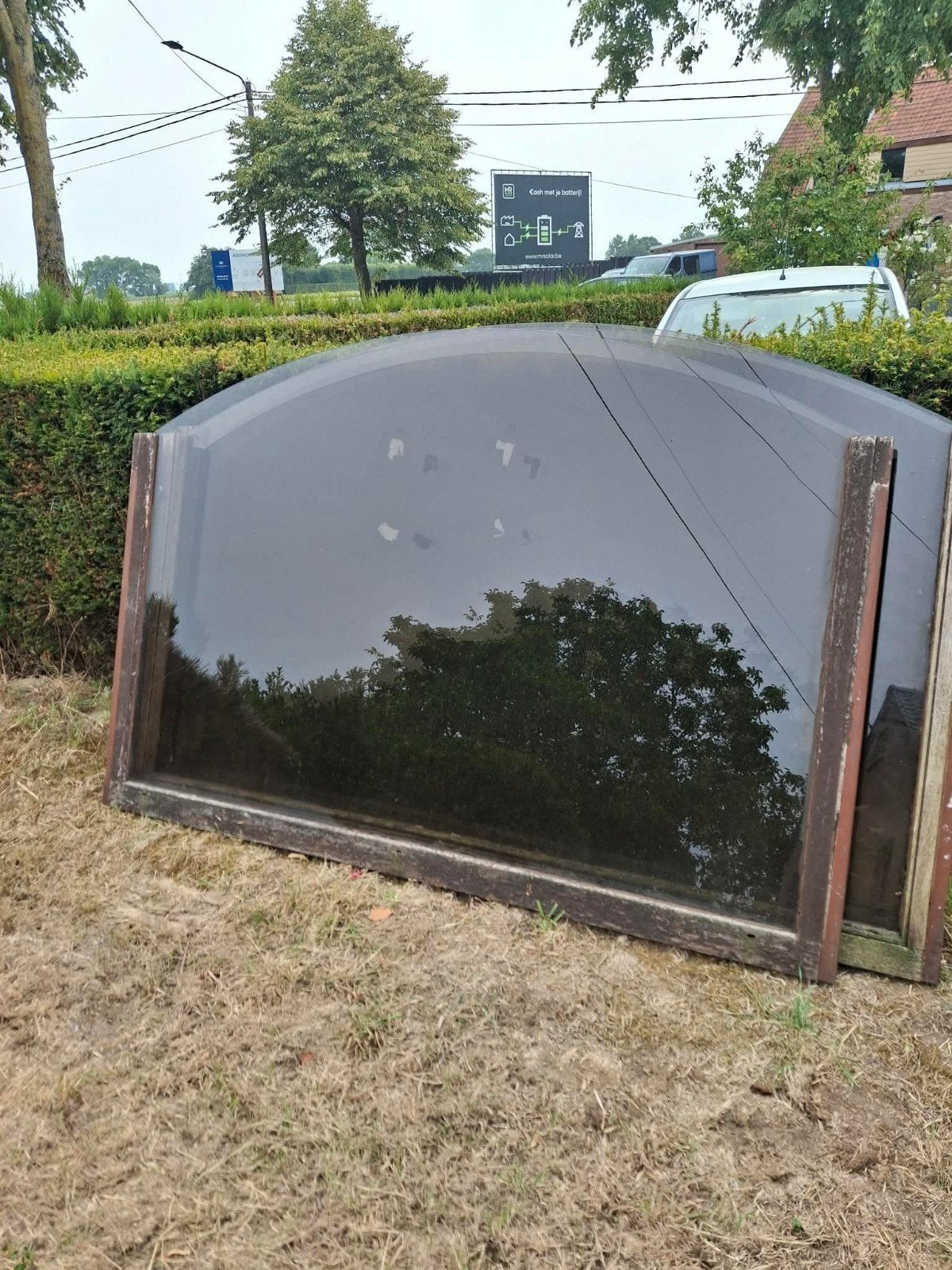 Terras schermen, Ophalen