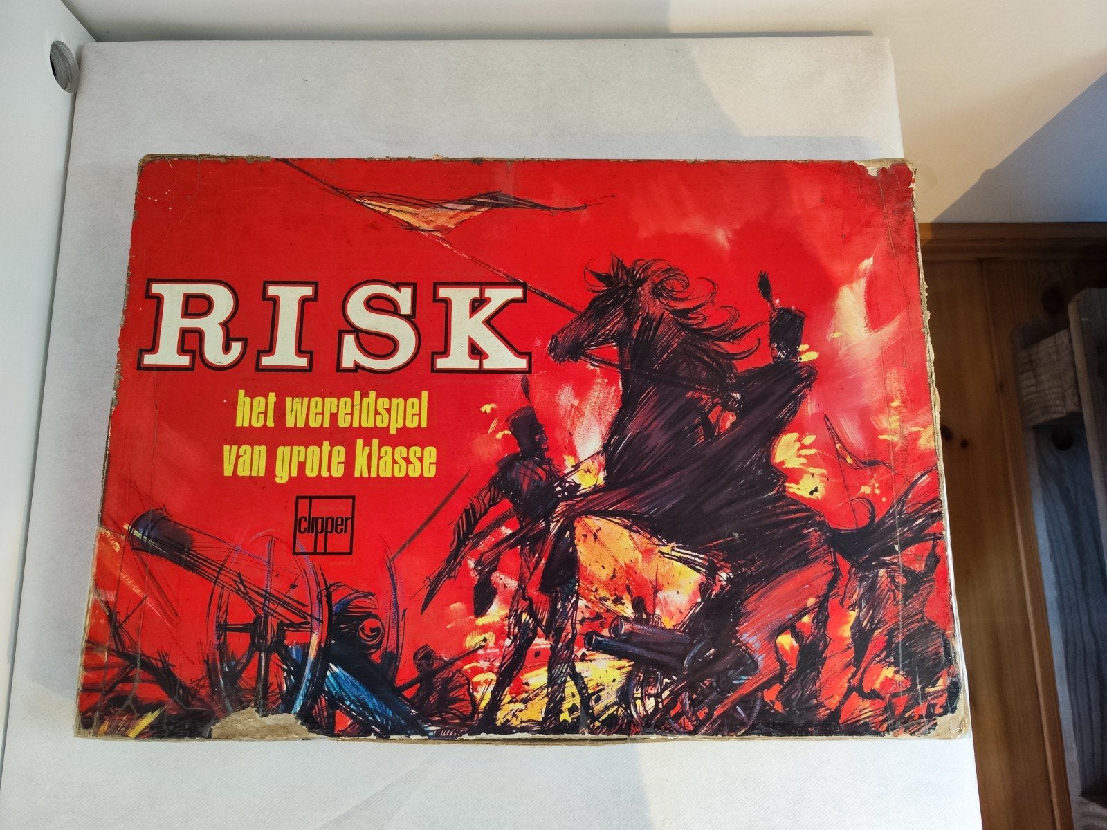 Vintage jaren zeventig Risk, Ophalen