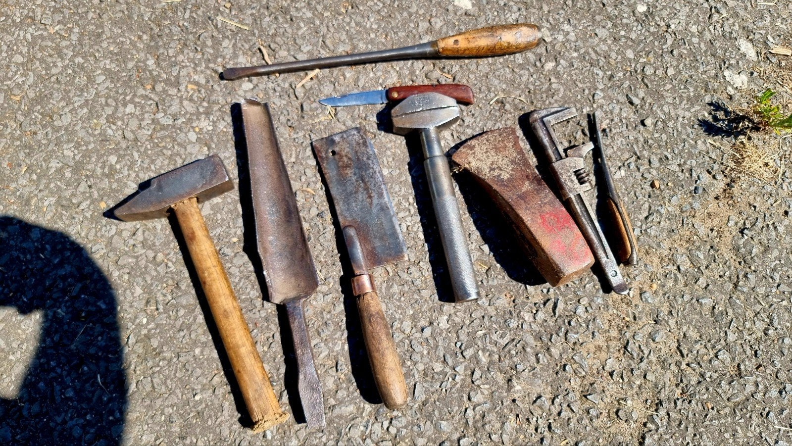 Lot vintage gereedschap, Antiek en Kunst, Antiek | Gereedschap en Instrumenten, Ophalen of Verzenden