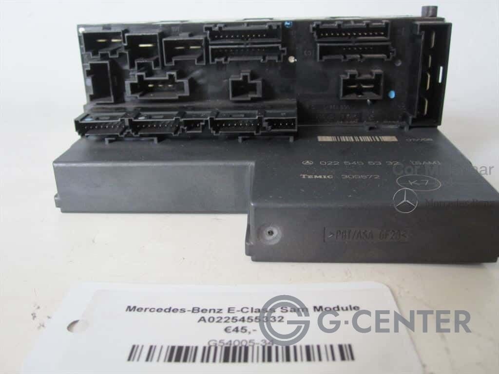 Mercedes-Benz E-Klasse Sam Module A0225455332  G54005-34, Gebruikt, -, Ophalen of Verzenden, BOVAG lid
