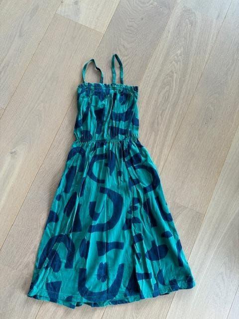 Bobo Choses kleedje groen/blauw 6/7jaar   NIEUW, Kinderen en Baby's, Meisje, Nieuw, Ophalen of Verzenden, Jurk of Rok