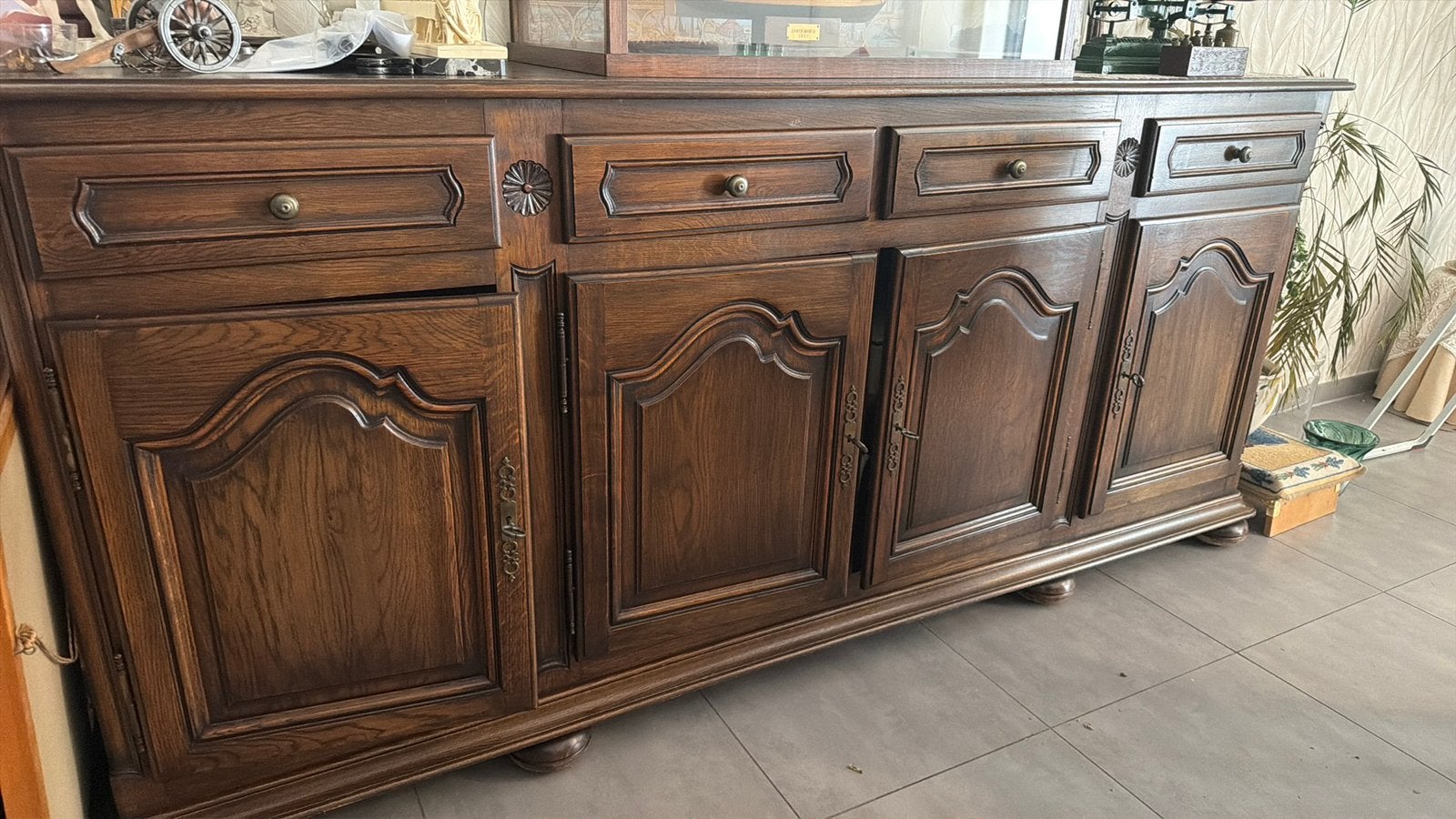 Vol eik, perfecte staat, dressoir, Antiek en Kunst, Ophalen