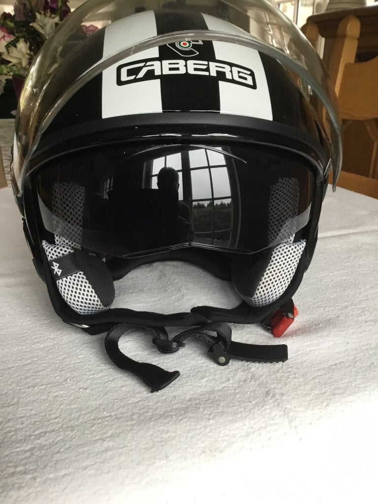 CABERG Grand Riviera jethelm met dubbel vizier, Ophalen of Verzenden, XS, Jethelm, Caberg