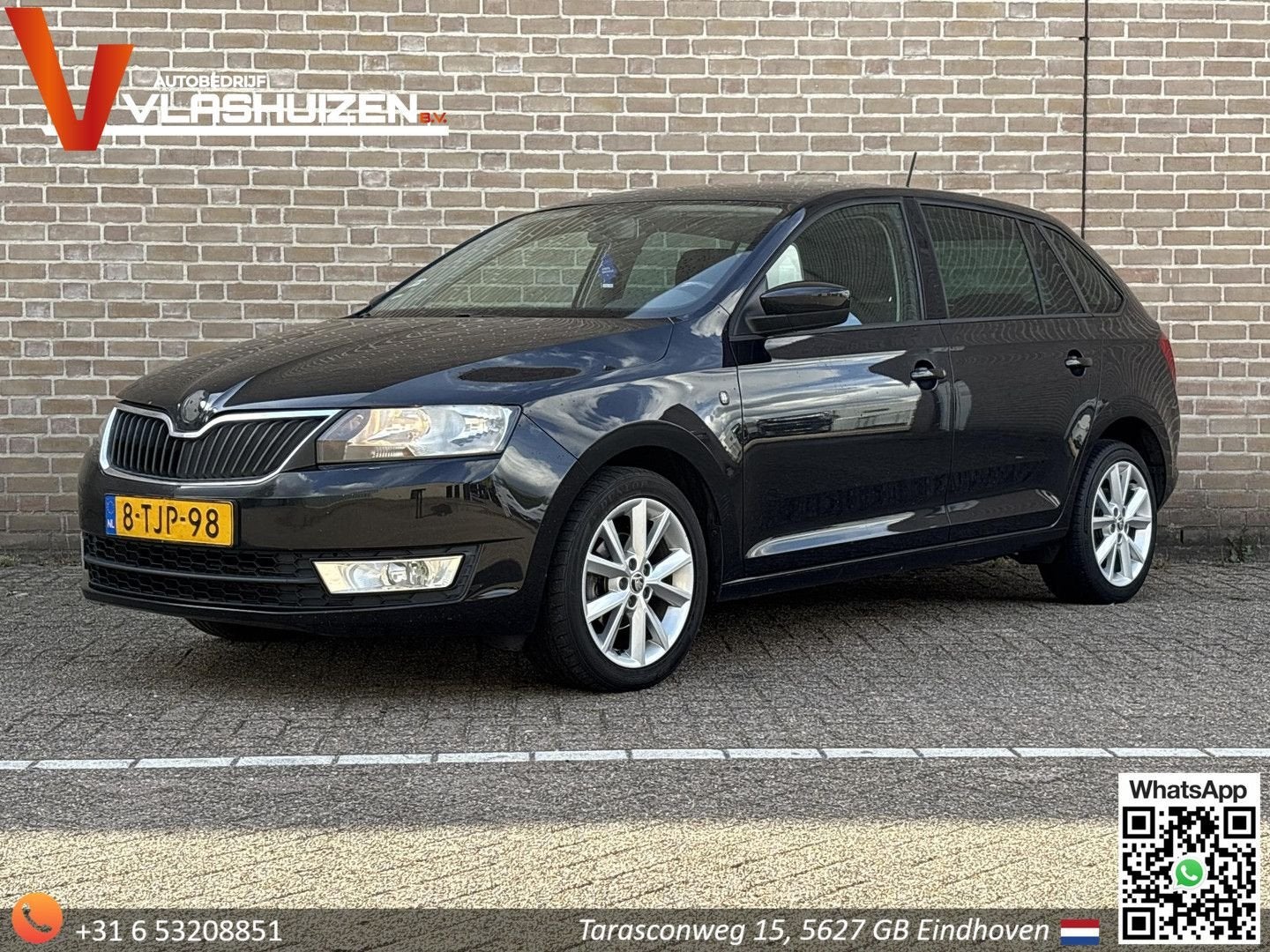 Skoda Rapid Spaceback 1.2 TSI Greentech Ambition Businesslin, Auto's, Skoda, Zwart, Start-stop-systeem, Zwart, Bedrijf