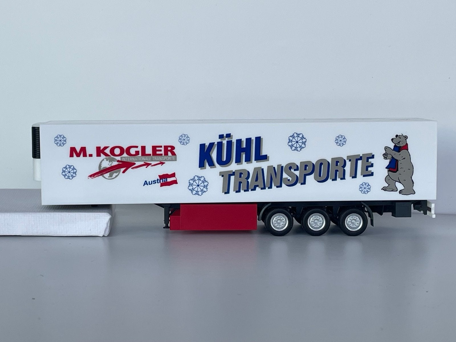 Herpa losse oplegger M.KOGLER 1/87, Enlèvement ou Envoi, Comme neuf, Bus ou Camion, Herpa