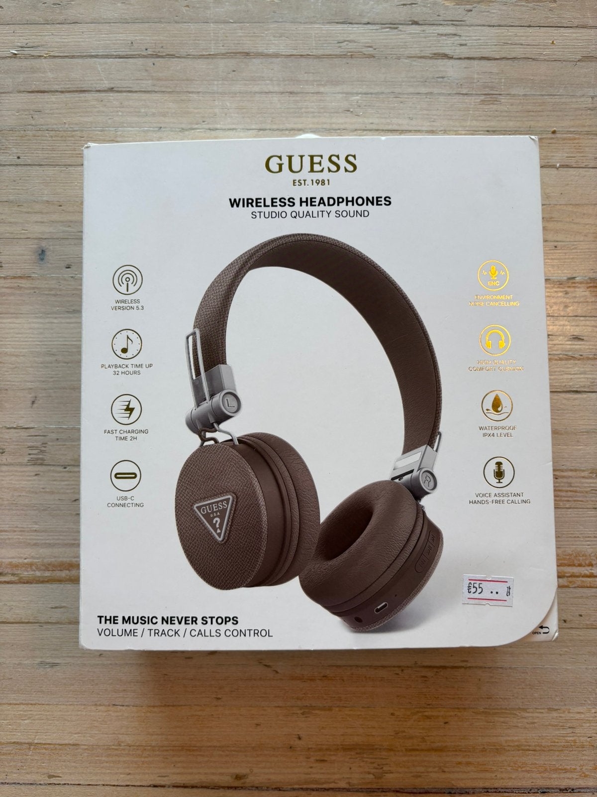 Casque GUESS, TV, Hi-fi & Vidéo, Casques audio, Autres marques, Enlèvement ou Envoi, Supra-auriculaire, Réglable