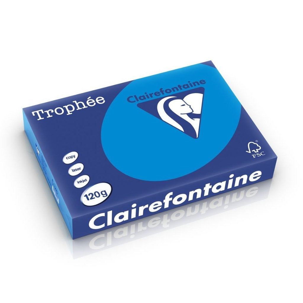 Papier Clairefontaine A4, 120 g, turquoise, 250 feuilles, Enlèvement ou Envoi, Neuf