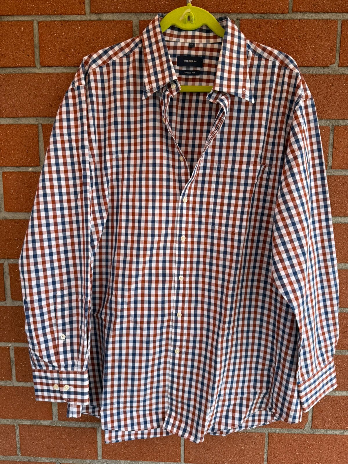 Chemise à carreaux à manches longues, Enlèvement, Porté, Multicolore, Autres tours de cou
