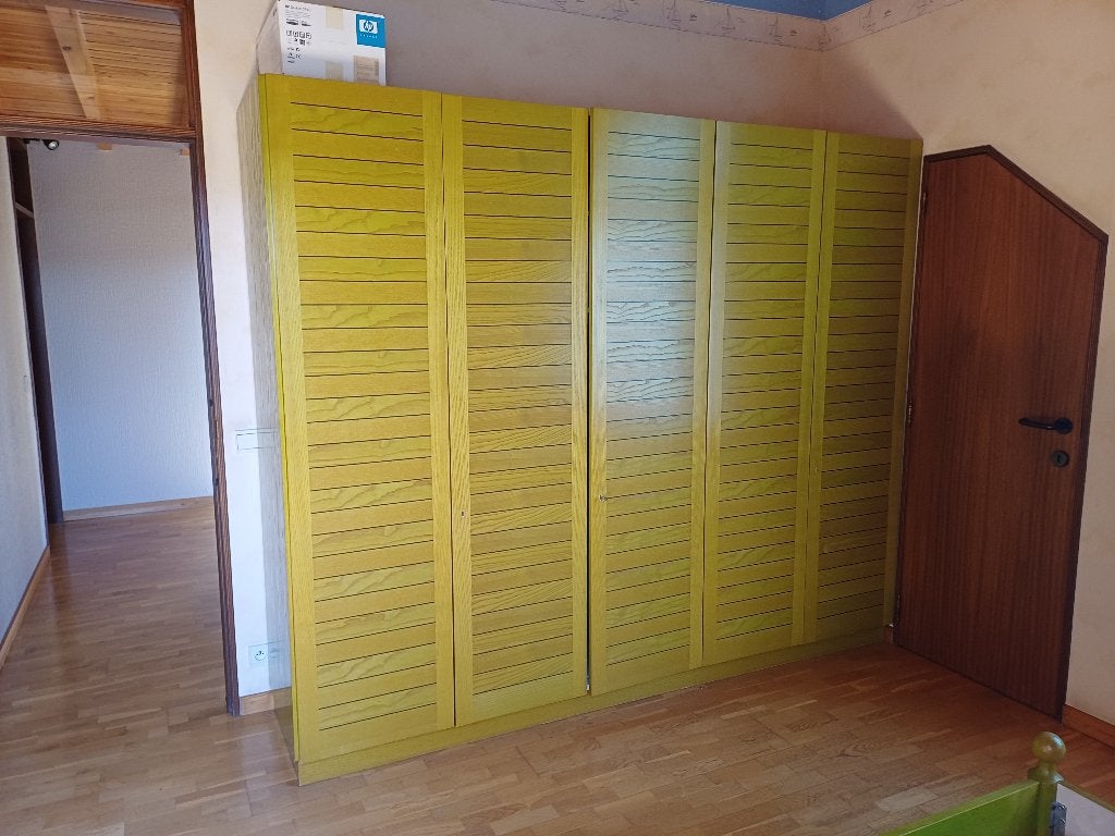 Slaapkamer, Ophalen, Gebruikt, Tweepersoons, Groen hout
