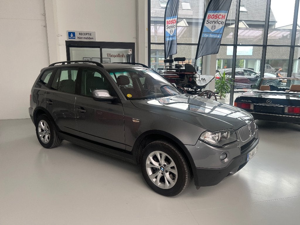 Bmw x3 xdrive18 bj2009 Euro5 leder navigatie 142000km !, 1995 cc, Zwart, 4 cilinders, Leder