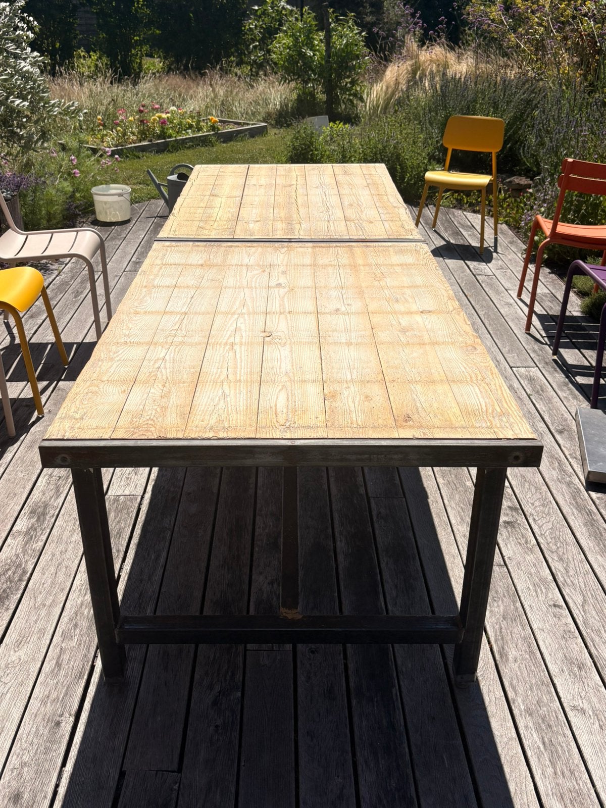 Table de jardin, Neuf, Enlèvement, 50 à 100 cm, 200 cm ou plus