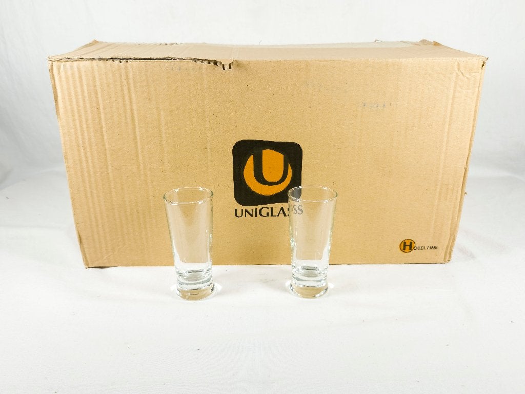96 stuks Uniglass Canon Shotglazen - 8cl - Nieuw, Enlèvement, Neuf, Verres et Verres à shot