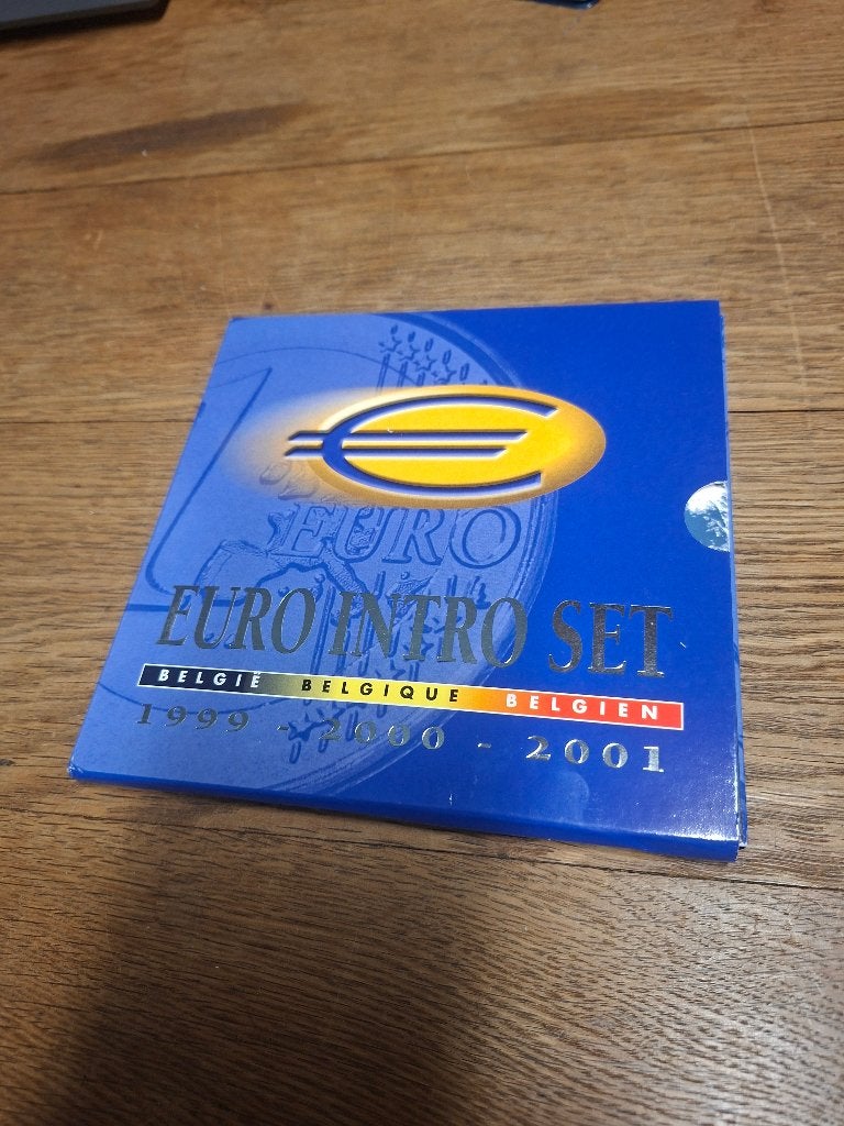 Belgische Euro Intro Set 1999–2000–2001 – 24 euromunten, Enlèvement, Série