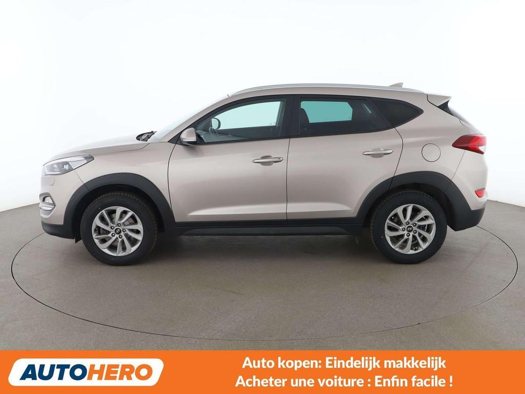 Hyundai Tucson 1.6 Classic blue 2WD (bj 2016), Voorwielaandrijving, Gebruikt, Beige, Leder