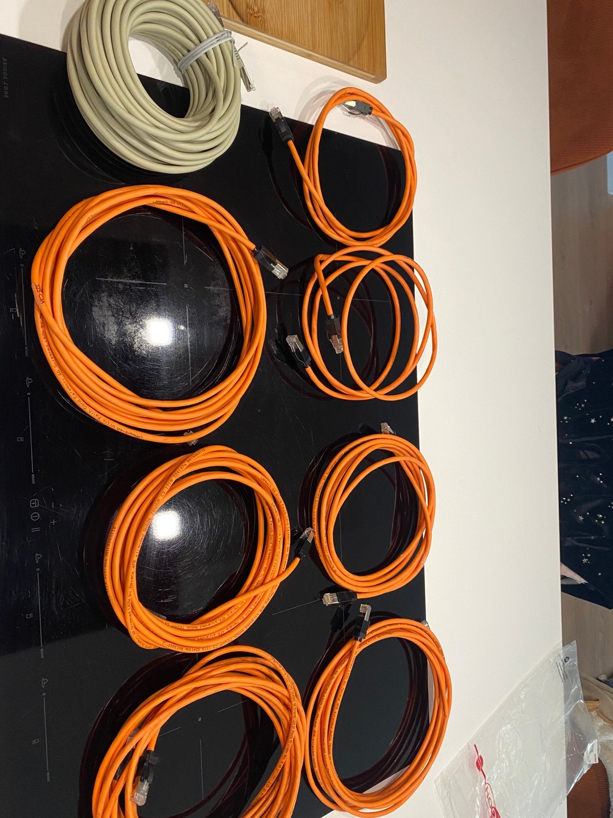 Set premium shielded Cat6A ethernet kabels, Ophalen of Verzenden, Zo goed als nieuw